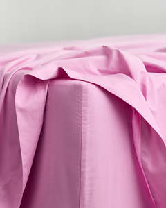 Bubblegum Organic Cotton Fitted Sheet