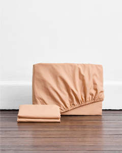 Butterscotch Organic Cotton Fitted Sheet Set