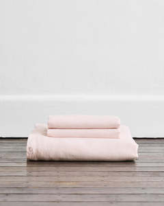 Rosewater 100 French Flax Linen Bedding: Rosewater 100% French Flax Linen Duvet Cover Set