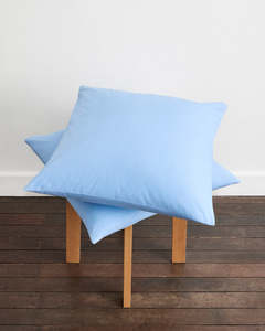 Sky Organic Cotton European Pillowcases (Set of Two)