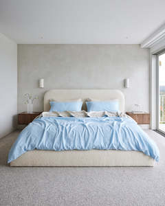 Bedding Bundles: Coast & Oatmeal 100% French Flax Linen Bedding Bundle