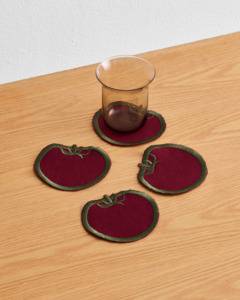 Mothers Day Gifts: Les Fruits Tomate Coasters (Set of Four)