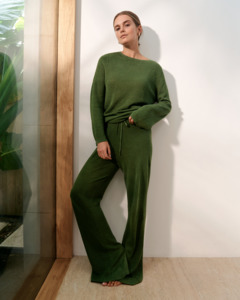 Autumn Edit: Linen Knit Set in Olive