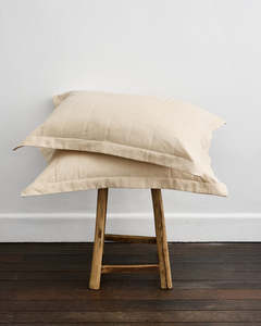 Crème Quilted Pillowcases (Set of Two)