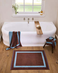 Cacao & Lagoon Heritage Bath Mat