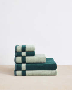 Forest & Sage Two-Toned Bath Sheet Bundle
