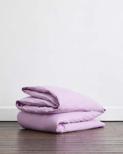 Violet 100% Organic Cotton Duvet Cover