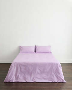 Violet 100% Organic Cotton Bedding Set
