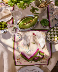Tableware: La Fête 100% French Flax Linen Napkins (Set of Four)
