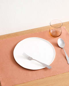 Tableware: Hazelnut 100% French Flax Linen Placemats (Set of Four)
