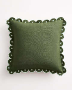 Bedding: Olive & Sage 100% French Flax Linen Arch Cushion Cover