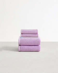 All: Violet 100% Cotton Terry Hand Towels & Face Washers Bundle