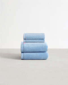 All: Sky 100% Cotton Terry Hand Towels & Face Washers Bundle