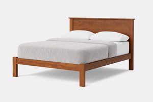 Products: Ivydale Panel Slat Bed in NZ Pine - Bedworld