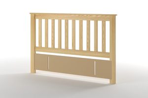 Products: Ivydale Slatted Headboard in American Ash - Bedworld