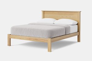 Ivydale Panel Slat Bed in American Ash - Bedworld