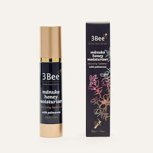 Skincare: 3Bee Manuka Honey Moisturiser with Palmarosa 50g