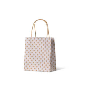 White Spot Kraft Toddler Paper Bag
