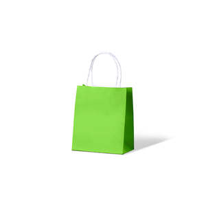 Carnival Kraft Carry Bags: Loud Lime Kraft Toddler