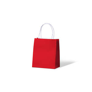 Carnival Kraft Carry Bags: Radiant Red Kraft Toddler