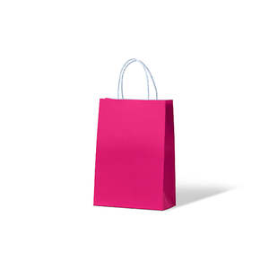 Carnival Kraft Carry Bags: Paradise Pink Kraft Junior
