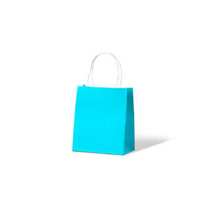 Carnival Kraft Carry Bags: Beach Blue Kraft Toddler