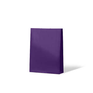 Carnival Kraft Carry Bags: Passion Purple Kraft Midi