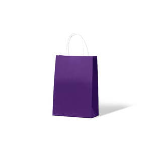 Carnival Kraft Carry Bags: Passion Purple Kraft Junior