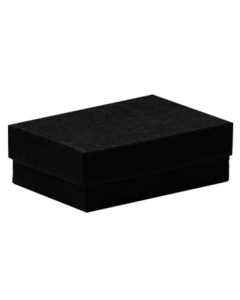 Cotton Fill Box Black Kraft 54x79x25mm - 100/ctn