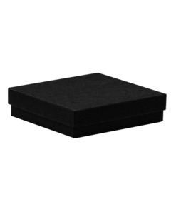 Cotton Fill Box Black Kraft 89x140x25mm - 100/ctn