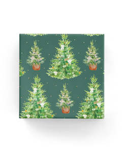 Watercolour Trees Wrap Spruce