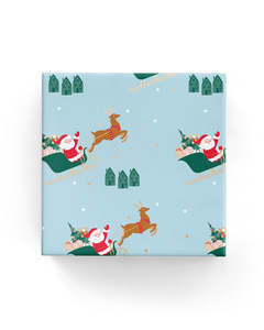 Santas Sleigh Wrap