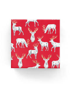 Stag Wrap Red Gold