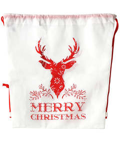 Clearance: Xmas Deer Small Backpack Non Woven Bag