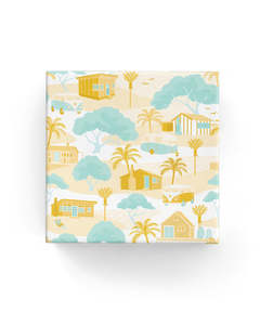 Christmas Wraps 2022: 60cm Holiday Mustard Mint