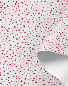 Christmas Tissue Paper: Stars Tissue Paper Red
