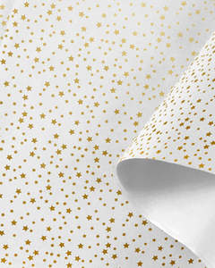 Christmas Tissue Paper: Stars Tissue Paper Gold