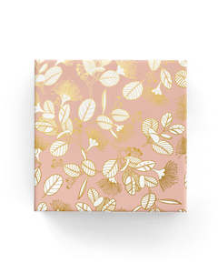 2023 Everyday Wrap Range: Pohutukawa Wrap Dusty Pink Gold