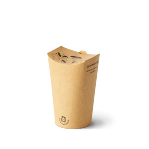 12oz Brown Kraft The Good Cup - 1000/Ctn