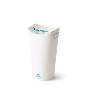 16oz White Kraft The Good Cup - 800/Ctn
