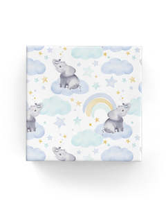 2024 Everyday Wrap Range: Baby Clouds Wrap Blue