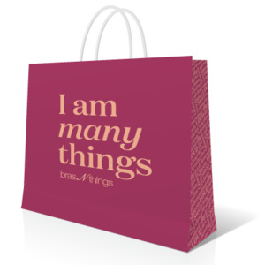 Bras N Things: Bras n Things Medium Paper Carry Bag - 250/Ctn