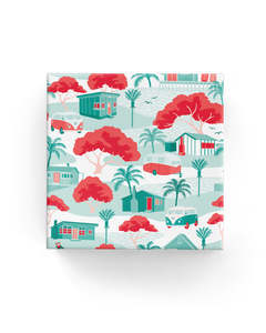 Christmas Sale: 60cm Holiday on Matte Red Green