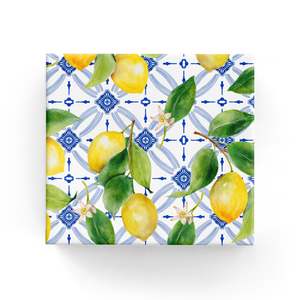 2025 Everyday Wrap Range: Lemon Blue Tile Wrap