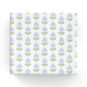 2025 Everyday Wrap Range: Block Print Wrap Blue/Green