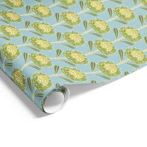 Best Selling: Waratah on Matte Seafoam