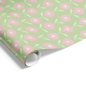 Best Selling: Daisy on Matte Green/Pink