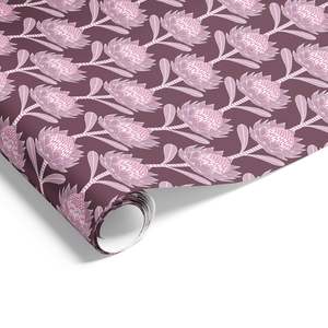 Best Selling: Waratah on Matte Plum