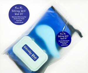 Naturally White Soap Soap Dish Horse Face Towel Forelock Brush