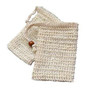 Natural Soap Saver Bag (Cotton/Linen)
